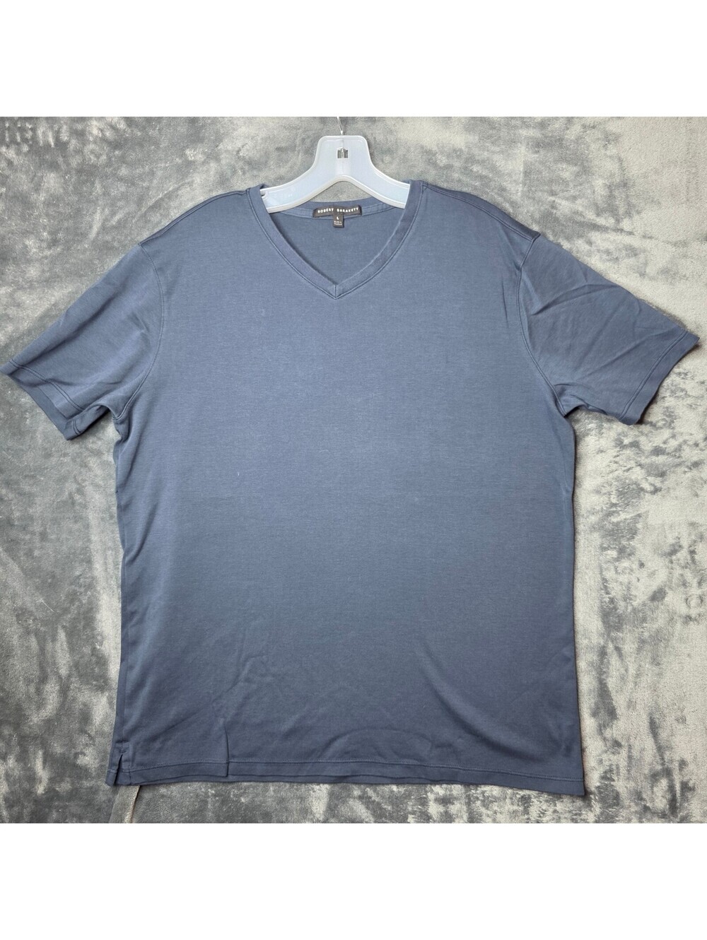 Robert Barakett The Barakett V T-Shirt Men's Size Large Blue Night